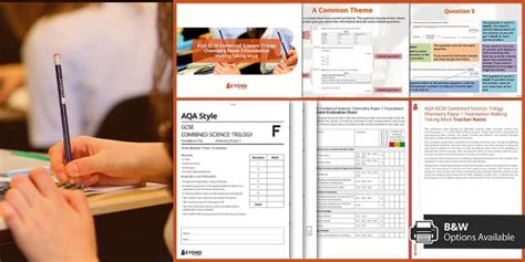 AQA Combined Science: Chemistry Paper 1 Foundation Walking Talking Mock