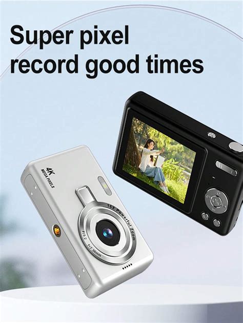 4K Mini Digital Camera CCD Sensor, High Resolution Pocket Sized Camera ...