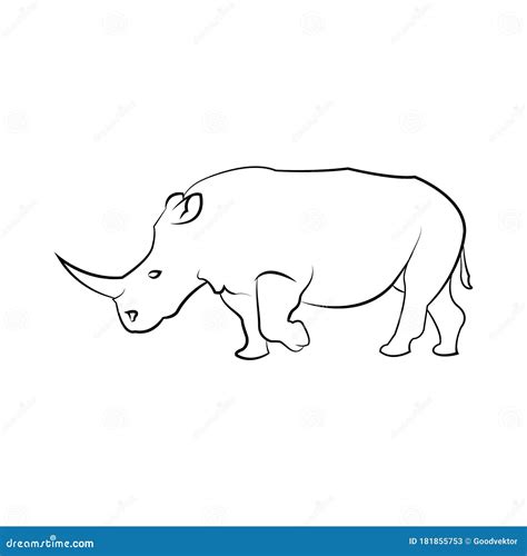 Rhino Horn Clipart at Jake Woolley blog