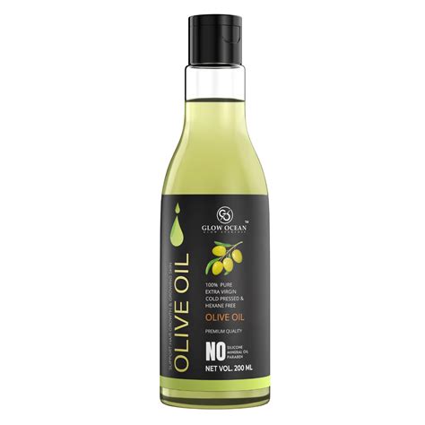 Buy Glowocean 100% Pure Extra Virgin Olive oil- For Hair,Skin,Body ...