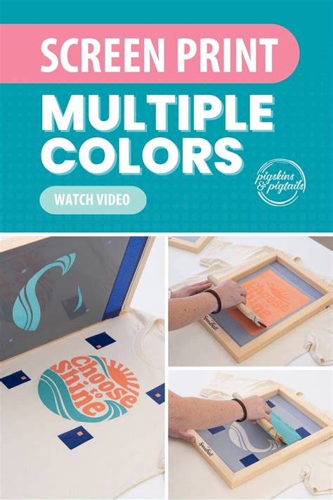 Image result for Screen Printing Multiple Colors Same Design