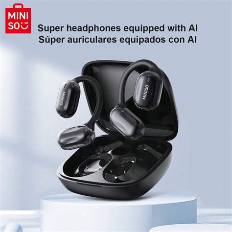 Miniso MINISO AI Translation True Wireless OWS Headphones MS162,Open ...