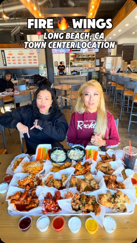 🥗🥩🌯🍟Raina Huang🍔🍗🍕🥙 | Fire wings in Long Beach ca @itslovelymimi27 @firewings | Instagram