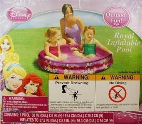 Disney Princess Royal Inflatable Pool-2 RingDisney Princess Royal ...