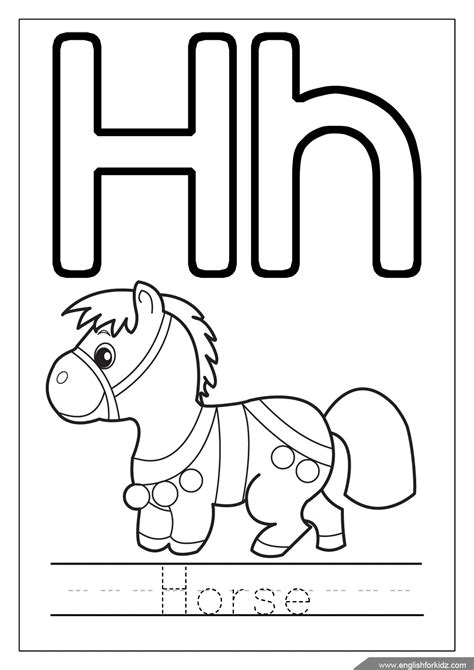 Free Printable Letter H Activities