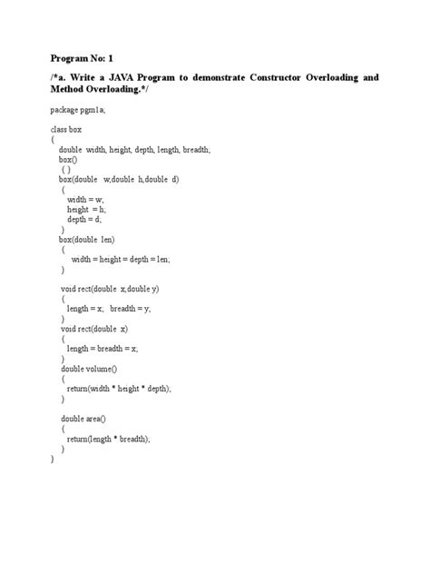 Image result for Write a Java Program for Method Overloading