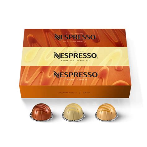Nespresso Capsules VertuoLine, Barista Flavored Pack, Mild Roast Coffee ...
