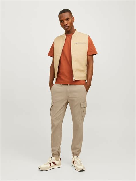 Slim Fit Cargo trousers | Beige | Jack & Jones®