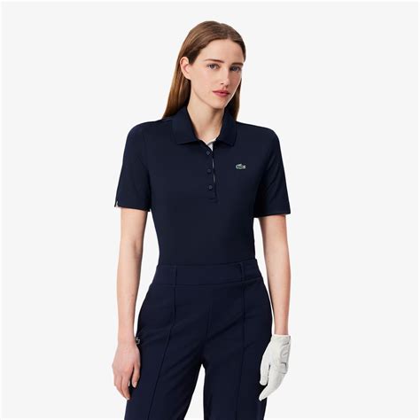 Slim Fit UV Protect Stretch Golf Polo Shirt - Women's Short Sleeves ...