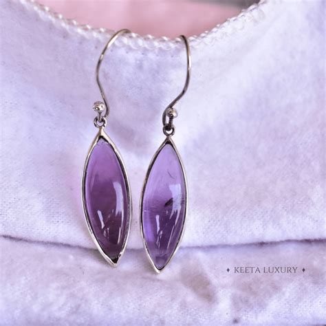 Buy Queen - Amethyst Dangles Online at Keeta Luxury