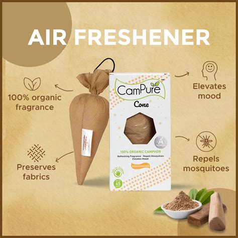 Buy Pack of 2 - Sandalwood & Mogra Air Freshener Cone at Best Price ...