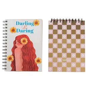 Nestasia Stationery Set | Spiral Undated Planner & Notebook Set | 104 ...