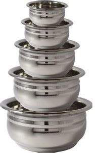 RBGIIT Stainless Steel Ramekin Bowl 5 Pic Stainless Steel Silver Steel ...