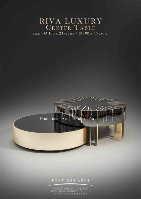 Pont des Arts | Center table, Luxury coffee table, Coffee table design