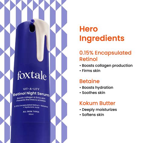 0.15% Encapsulated Retinol Serum for Anti Aging – Foxtale