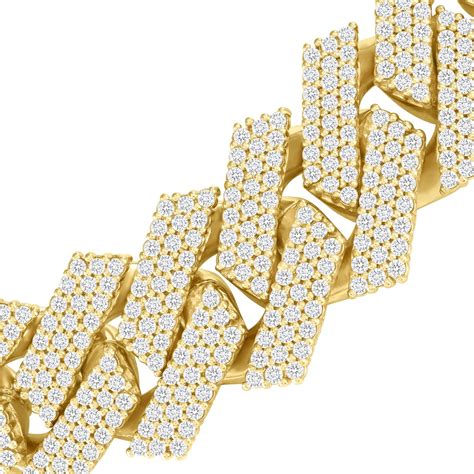 Miami Cuban Diamond Necklace For Sale at 1stDibs