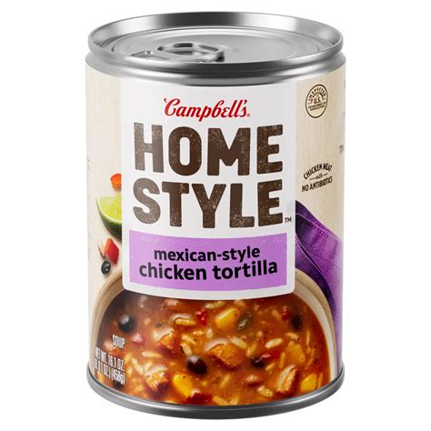 Campbell's Homestyle Mexican-Style Chicken Tortilla Soup - Shop Soups ...