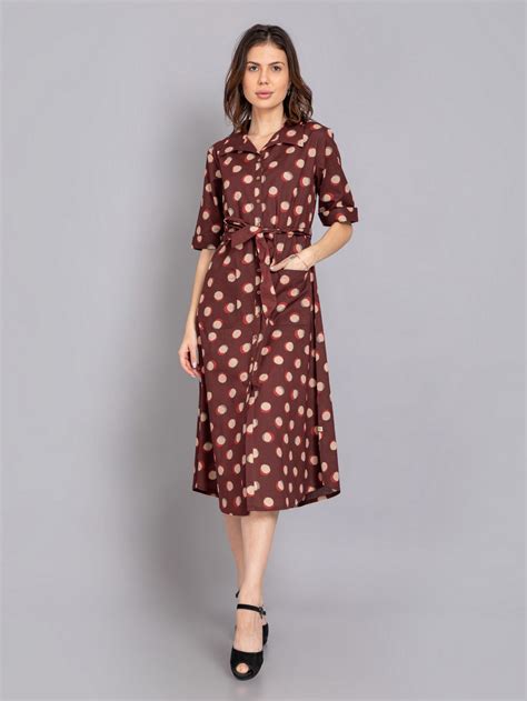 Buy Mul-Cotton Printed A-Line Dress Online in India | Suti – sutionline