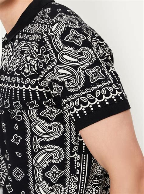 Buy Men Bandana Printed Polo T-shirt Online at just Rs. 799.0 ...