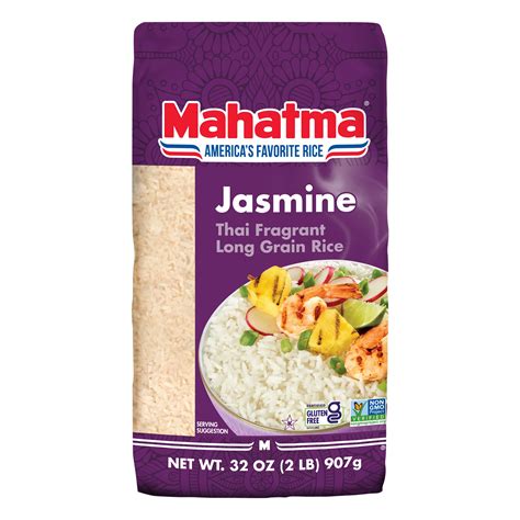 Buy Mahatma Jasmine Rice, 32-Ounce Bag of Rice, Thai, Indian, or ...