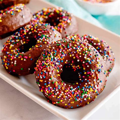Chocolate Covered Donut With Sprinkles