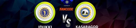 KCA NSK Trophy: Kasaragod vs Idukki | Kerala Cricket Association ...