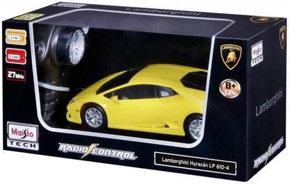 Maisto 1:24 RC Lamborghini Huracan LP 610-4 Yellow toy - 1:24 RC ...