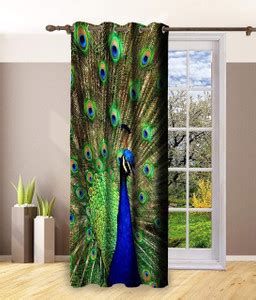 vn hub 214 cm (7 ft) Polyester Room Darkening Door Curtain Single ...