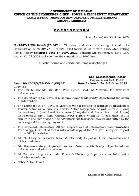 Power & Electricity Department, Government of Mizoram, India