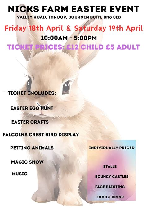 Easter Event, Valley Road Throop, BH8 0EB Bournemouth, United Kingdom ...