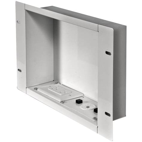 Peerless-Av In-Wall Metal Box with Knockout and Power Outlet IBA2AC-W ...