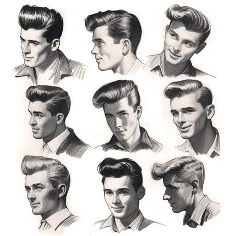 1950s Hairstyles Men 10+ 1950s Style Men Hollywood California Film