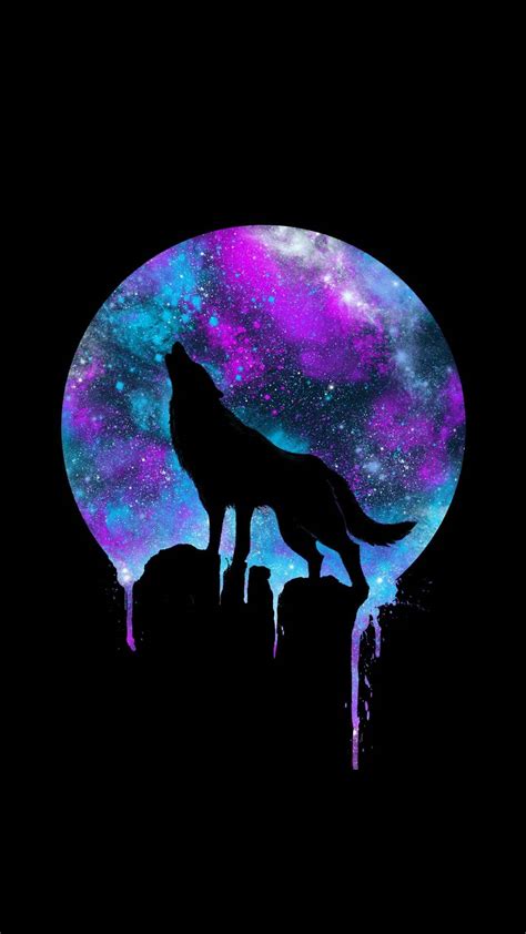 [100+] Galaxy Wolf Backgrounds | Wallpapers.com