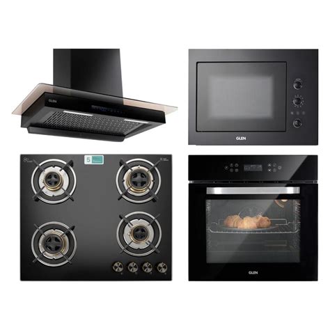 Glen Chimney + Hob + Oven + Microwave Combo GLCHOM-08 – Decure.in