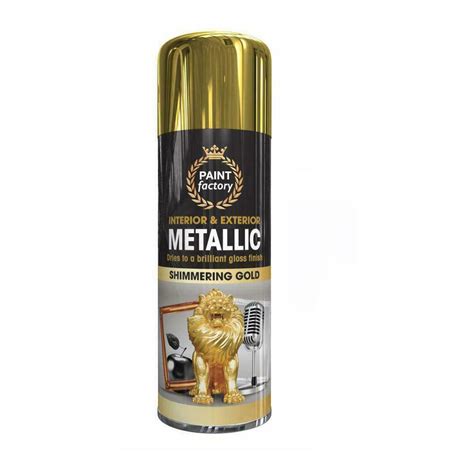 Gold Metallic Spray Paint 400ml All Purpose – Sprayster
