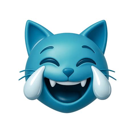 Cat Laughing PNG Emoji Transparent, clipart Free » PNGemoji.com