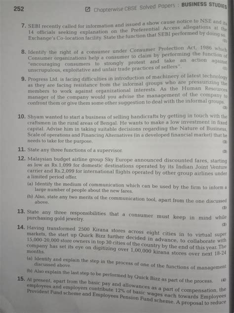 Image result for Class 12 BST Sample Paper 2021 Solved