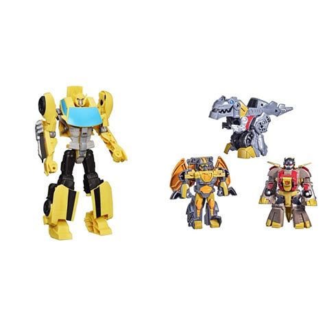 Buy Transformers Toys Heroic Bumblebee Action Figure & Dinobot ...