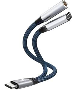 eller santé® DigiCoder 2in1 Type C to 3.5 mm Jack + USB C Charging ...