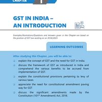 ICAI Notes: GST in India - An Introduction - Taxation for CA ...