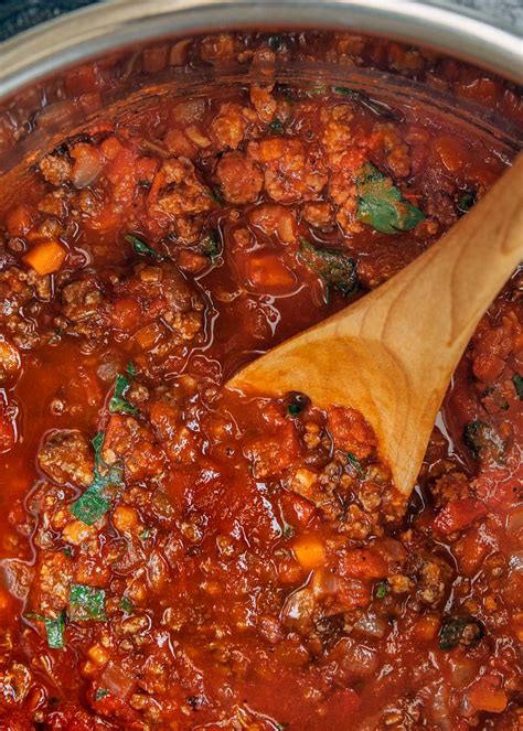 Bolognese Sauce Recipe (Instant Pot or Pressure Cooker) | Striped Spatula