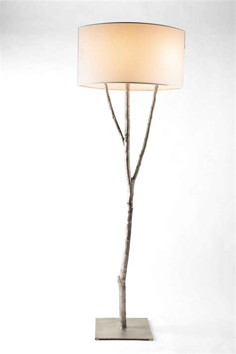 Tree Floor Lamp Cast Aluminum