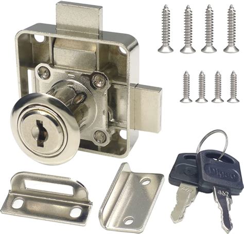 Double Door Cabinet Lock with Double Deadbolt [Keyed Alike] - Left Side ...