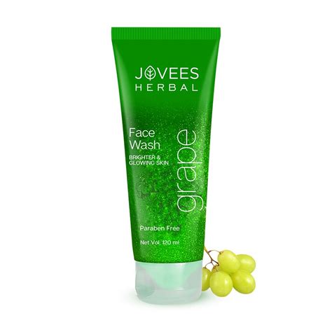 Jovees Herbal Grape Face Wash With Grape Seed & Orange Peel Extracts ...