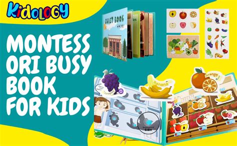 Buy Kidology Preschool Educational Montessori Busy Book For Kids To ...