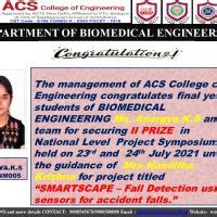 Biomedical Engineering Colleges in Bangalore | ACSCE