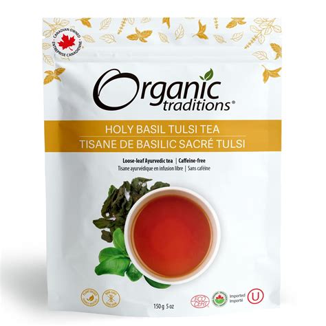 Organic Traditions Holy Basil (Tulsi) Tea, 150g