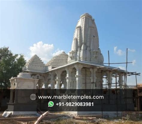 Big Size Outdoor Marble Temples Makers in Jaipur - Marble Artifacts