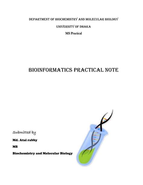 Image result for Bioinformatics Practical