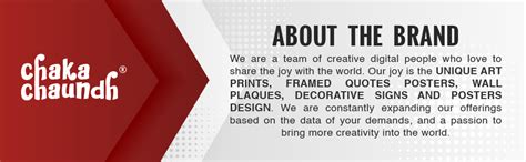 Chaka Chaundh Acrylic - Hard Work Quotes Wall Frames - Success ...